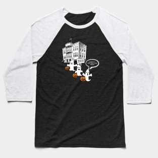 Halloween White House Baseball T-Shirt